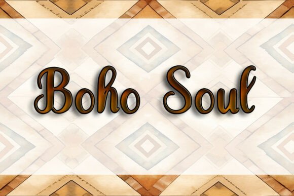 Boho Soul Font Review: Testing a Script Amp in Branding