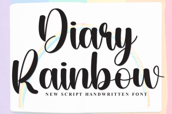 Diary Rainbow Font: Adding Warmth to Brand Visuals