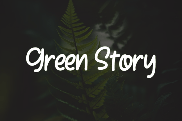 Green Story Font: Elevating Small Business Branding