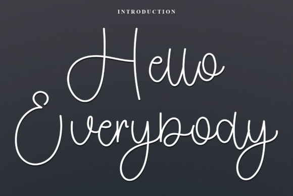 Hello Everybody Font: Festive Branding for Small Business