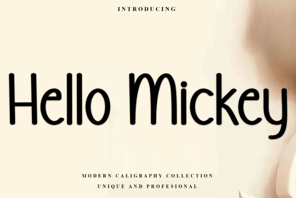 Hello Mickey Font: Festive Typography for Makers