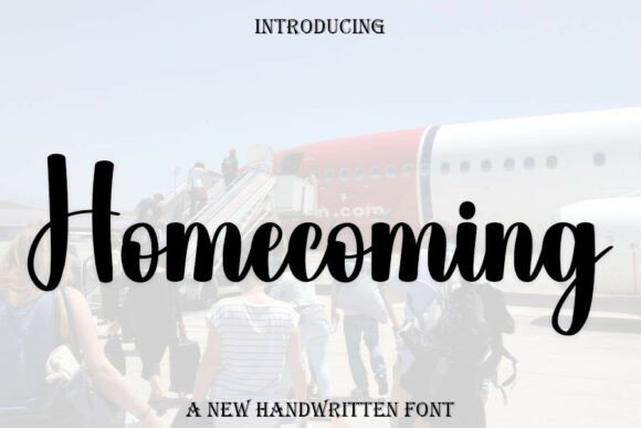 Homecoming Font: Festive Branding for Small Business