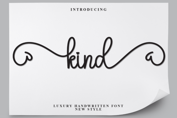 Kind Font: Elevating Editorial Design with Elegant Script