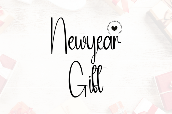 Newyear Gift Font Review: Organic Charm for Brand Identity