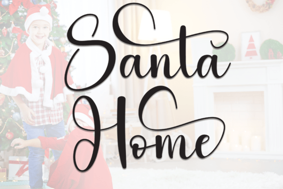 Santa Home Font Review: Elegant Script for Modern Branding