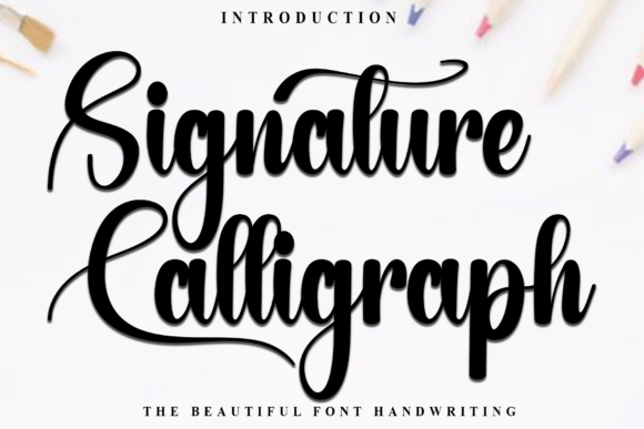 Signature Calligraph Font: A Web Designer’s Layout Test