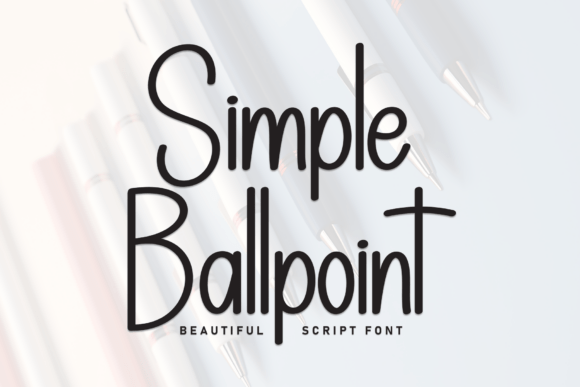 Simple Ballpoint Font: A Friendly Typeface for Small Business Branding