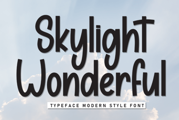 Skylight Wonderful Font for Cheerful Handmade Designs