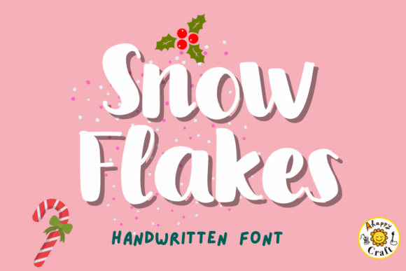 Snow Flakes Font: Elevating Holiday Marketing Visuals