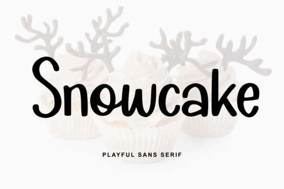 Snowcake Font: Soft Typography for Digital Design