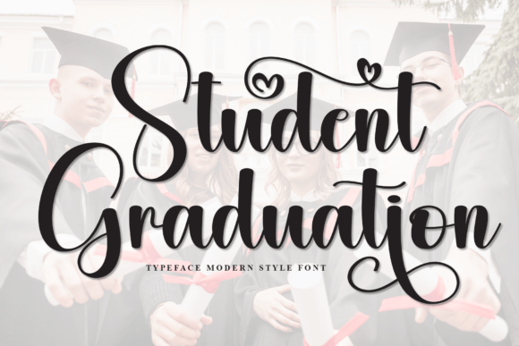 Student Graduation Font: Elegant Script for Digital Campaigns