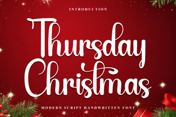 Thursday Christmas Font: Adding Warmth to Brand Identity