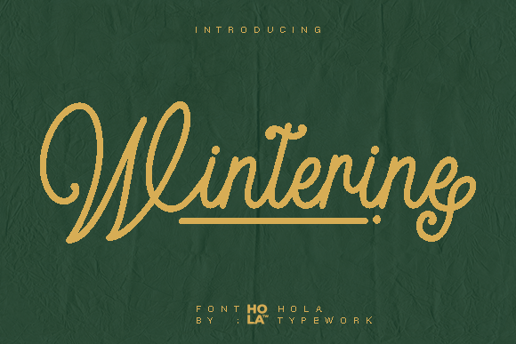 Winterine Font Review: Elegant Script for Brand Identity
